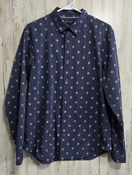 Banana Republic Other - Banana Republic Grant Fit Blue Long Sleeve Button Down Shirt Size Large 46-48